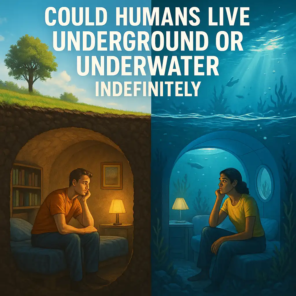 Living Below: Could Humans Live Underground or Underwater Indefinitely?