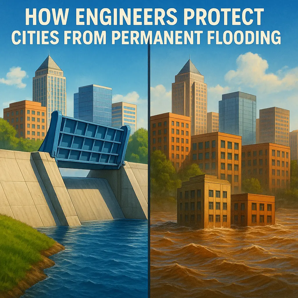 What If Engineers Protected Cities from Permanent Flooding?