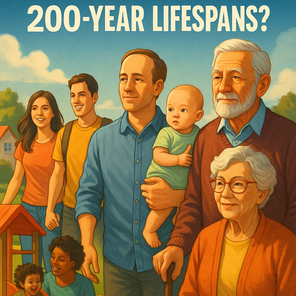 What if People Lived to 200: How Society Would Adapt