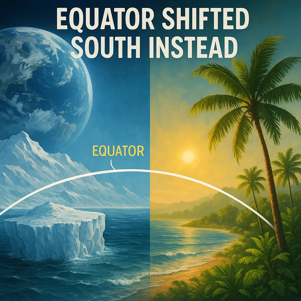 What If the Equator Shifted South?