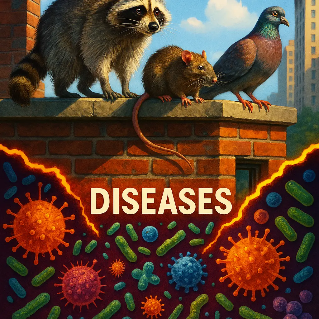 What If an Urban Animal Invasion Spread Diseases?