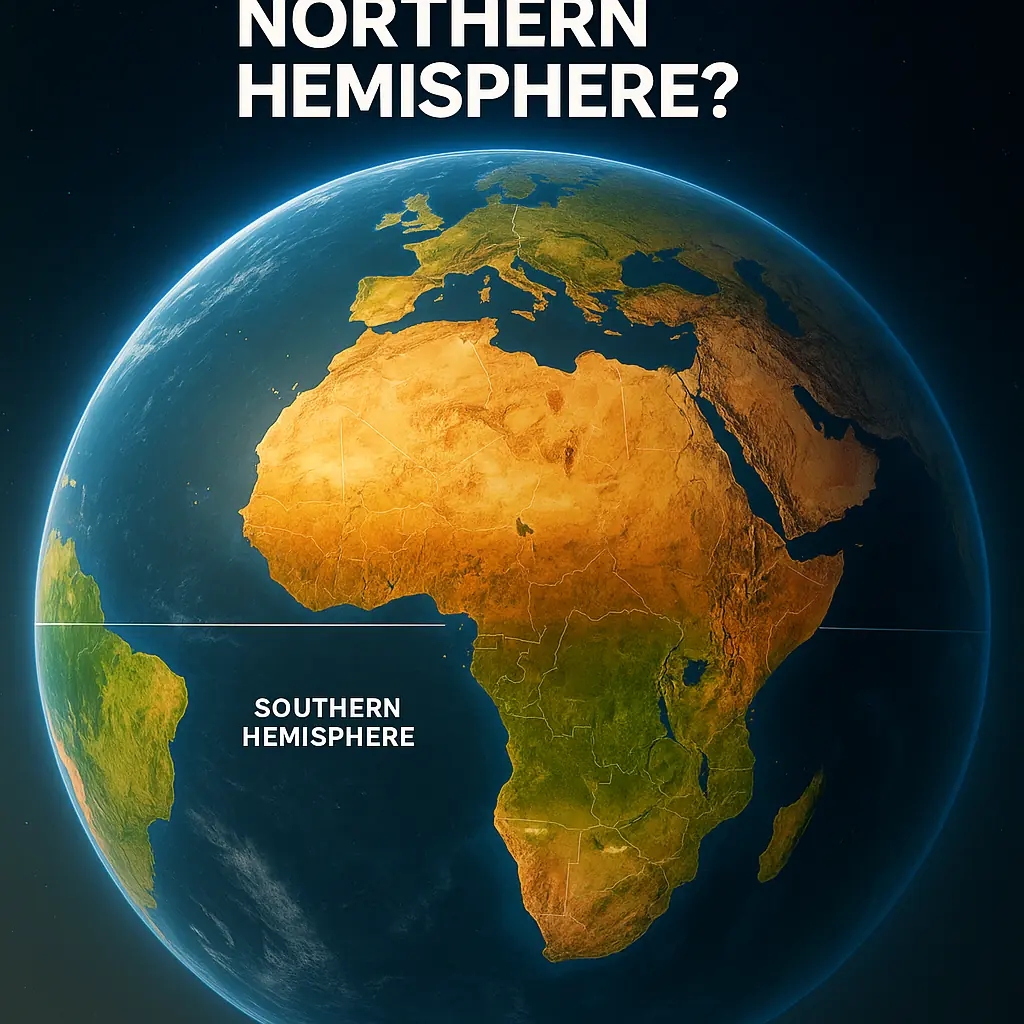 What if Africa were entirely in the Northern Hemisphere?