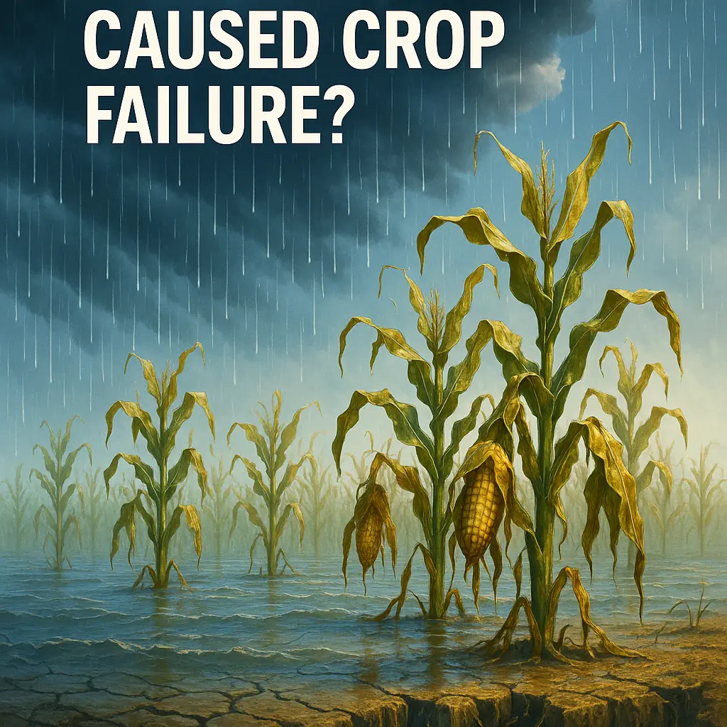 What If Continuous Rainfall Caused Global Crop Failure?