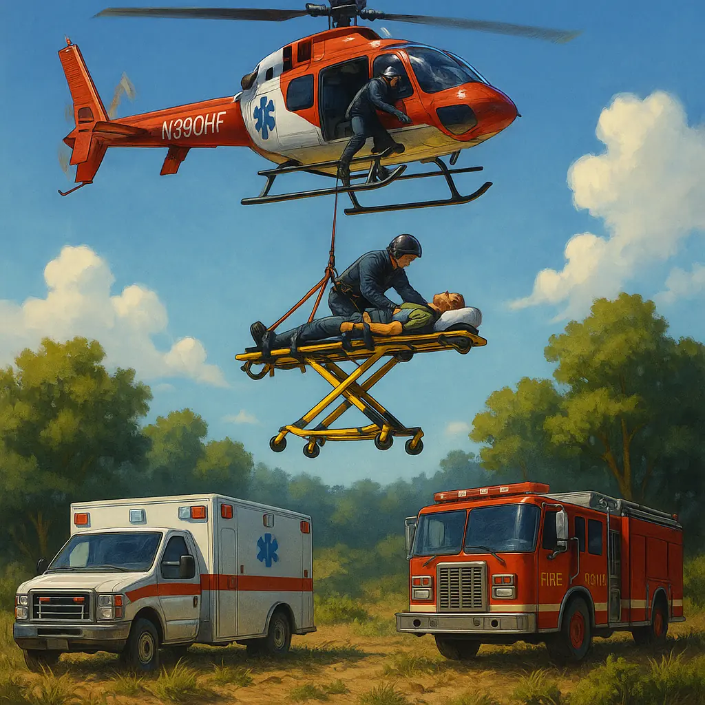 What If Emergency Services Had No Roads?