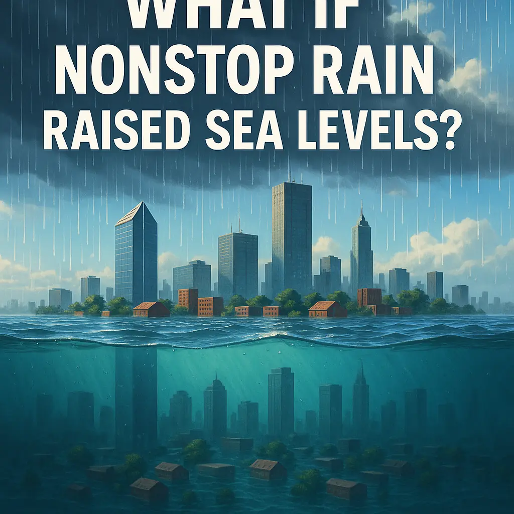 What If Nonstop Rain Raised Sea Levels?