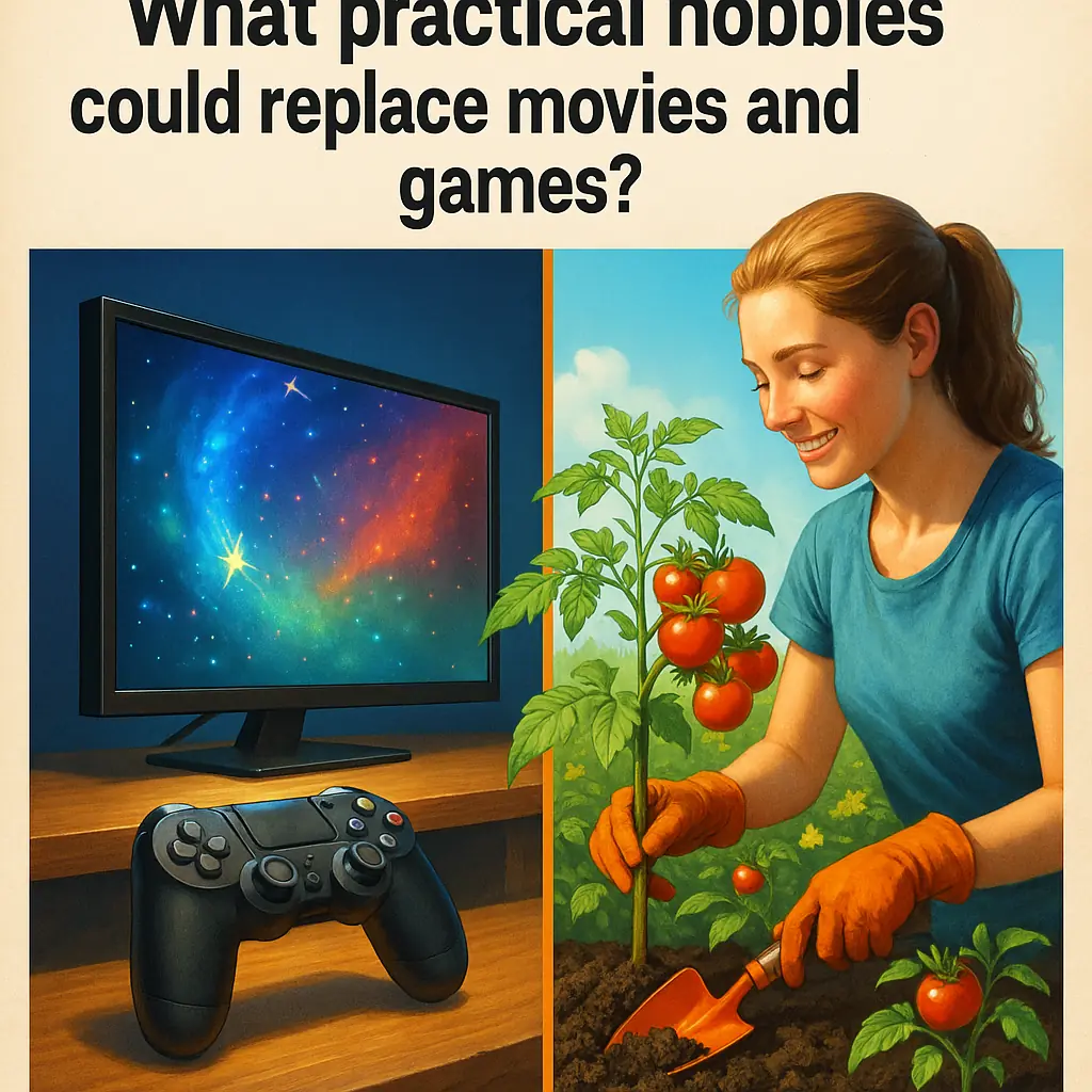 What If Movies and Games Were Replaced by Practical Hobbies?