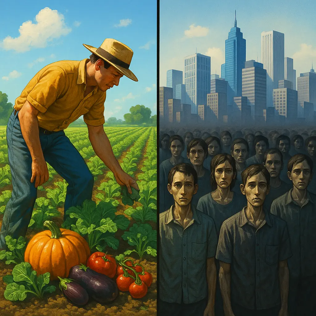 What If Local Farming Had To Feed Our Cities?